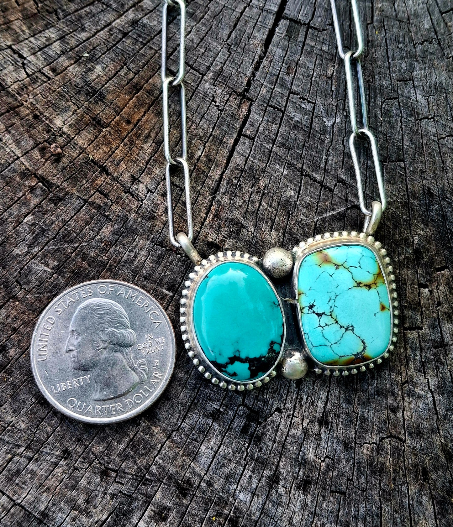 Hubei/Arizona Turquoise Necklace