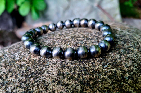 Handmade Navajo Pearl Stretch Bracelet - B20