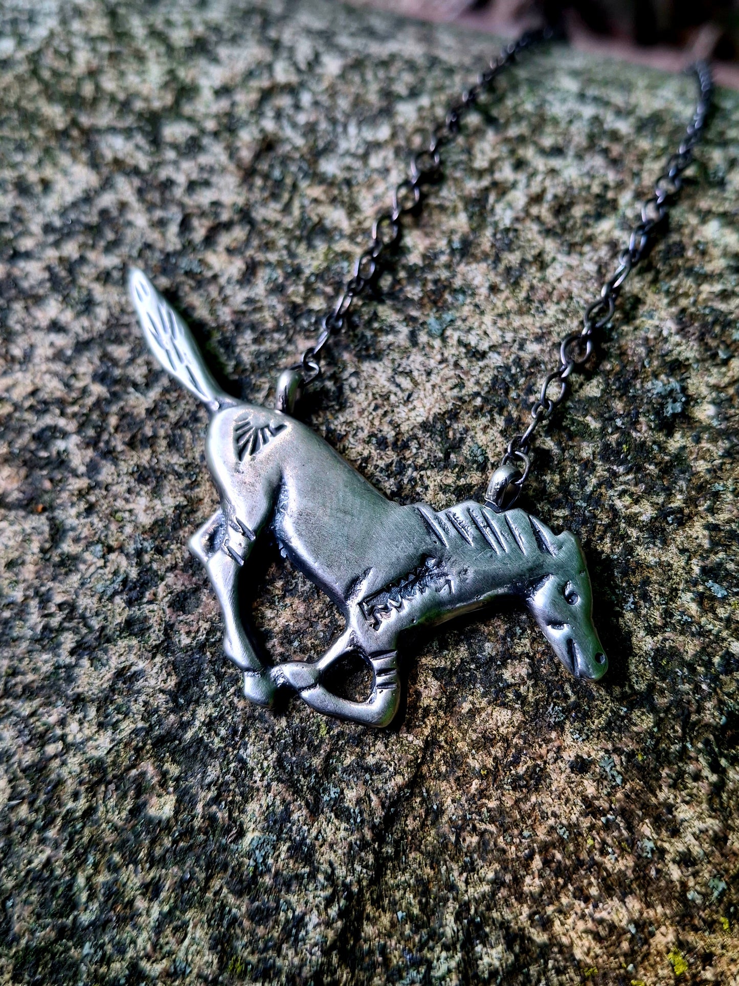 Sterling Horse Necklace
