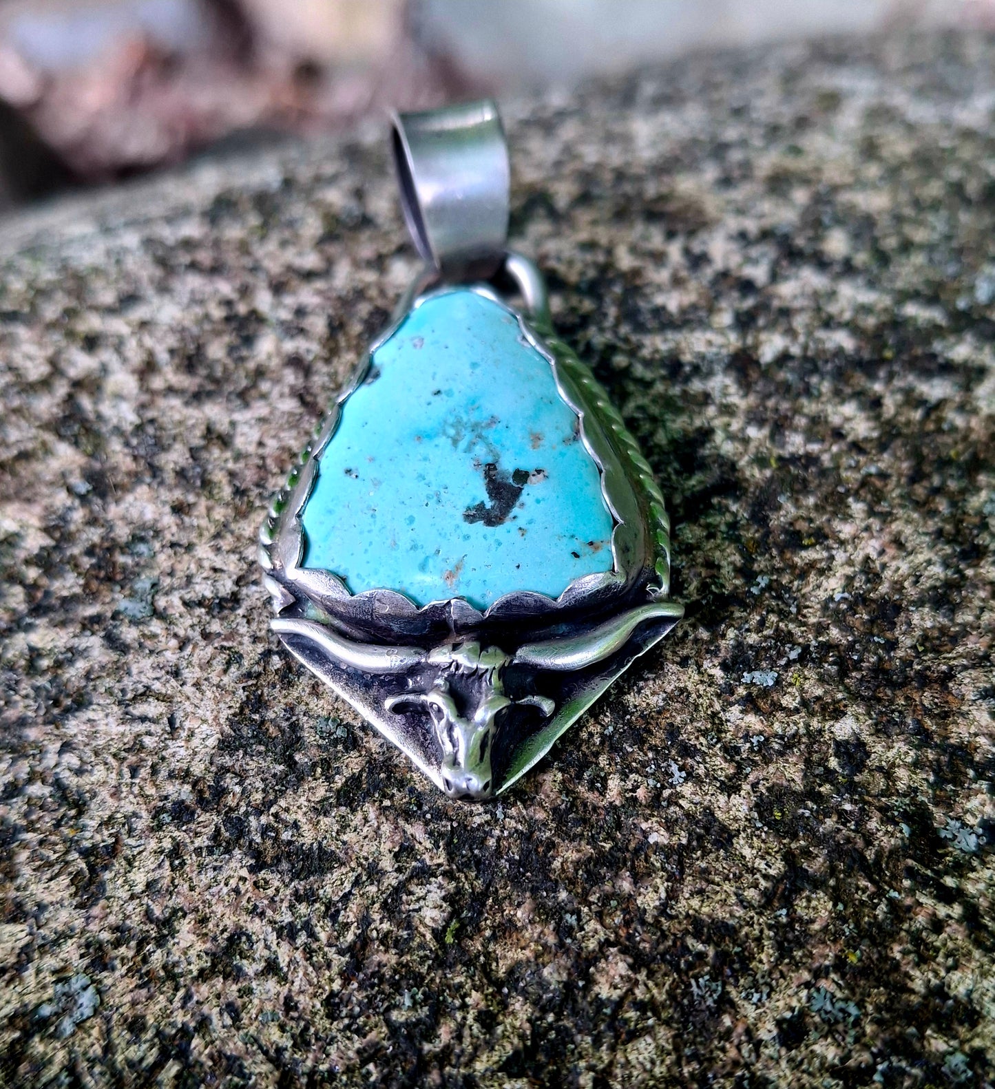 Dry Creek Longhorn Pendant
