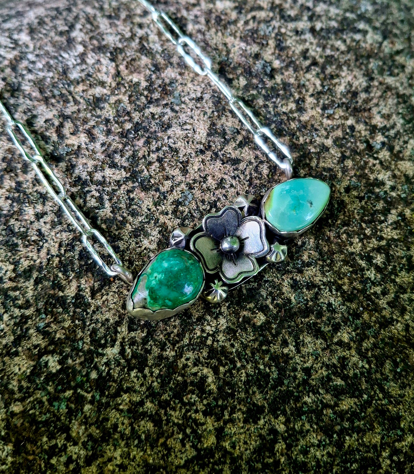 Sonoran Gold Floral Necklace