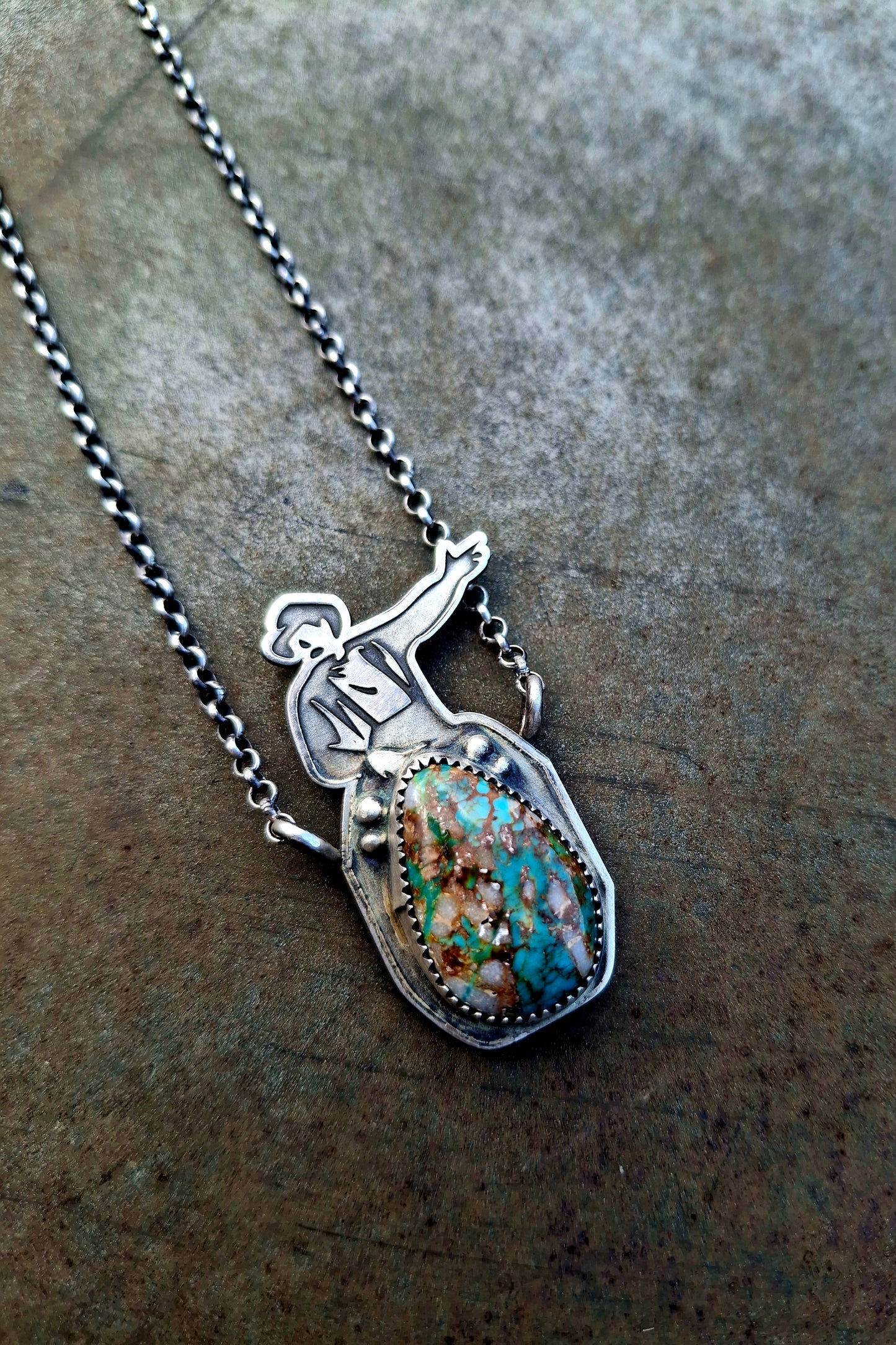 Carico Lake Rodeo Clown Necklace