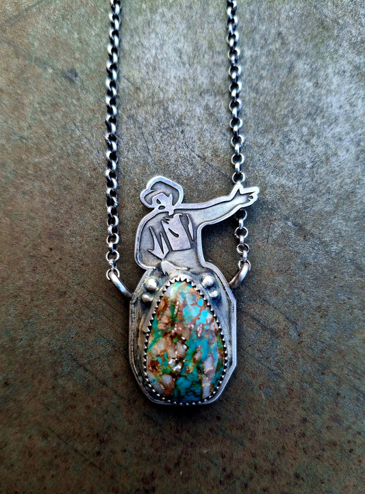 Carico Lake Rodeo Clown Necklace