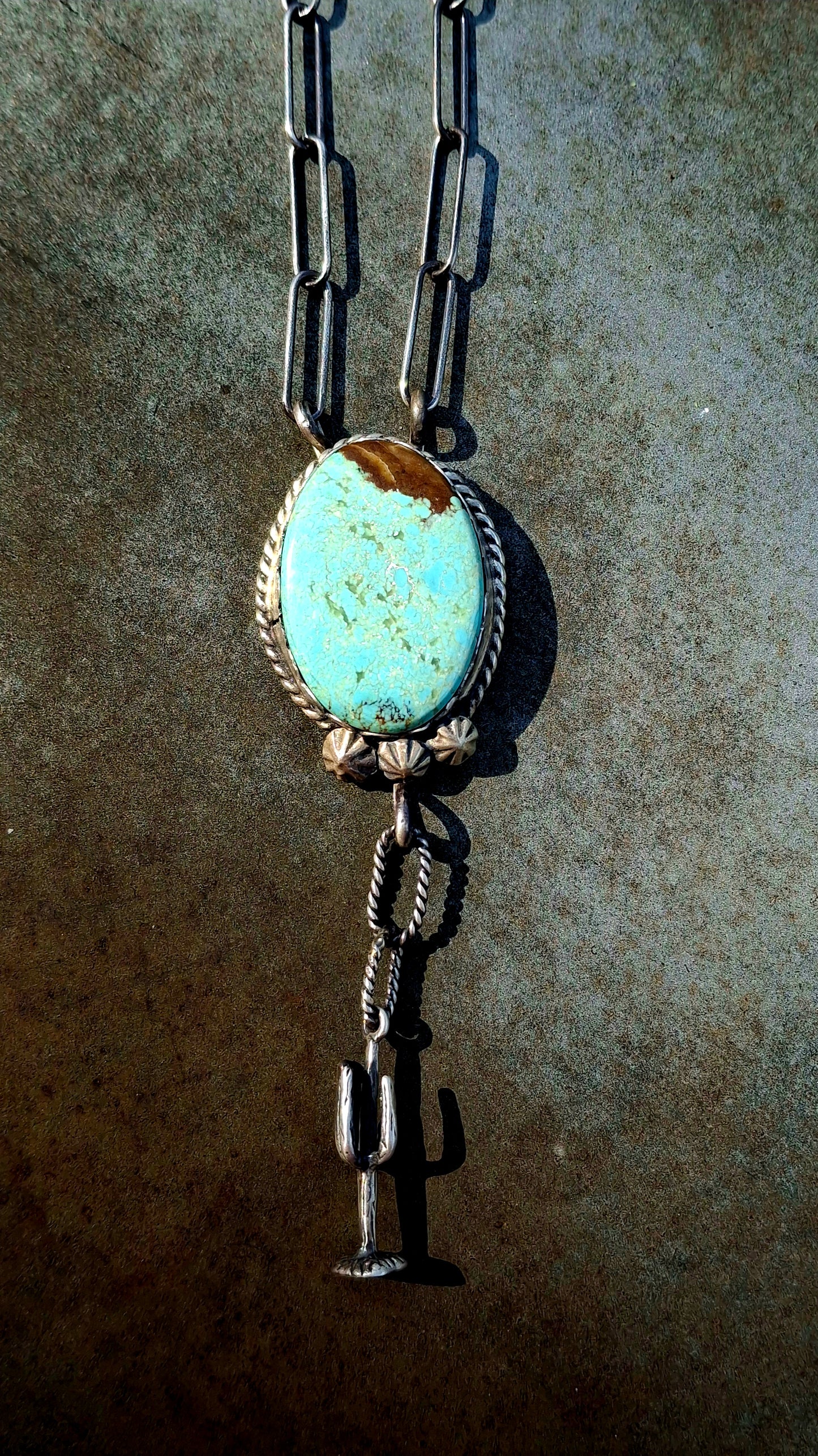 Mine 8 Necklace w/ Cactus Drop
