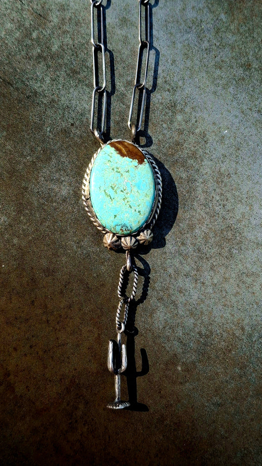 Mine 8 Necklace w/ Cactus Drop - N17