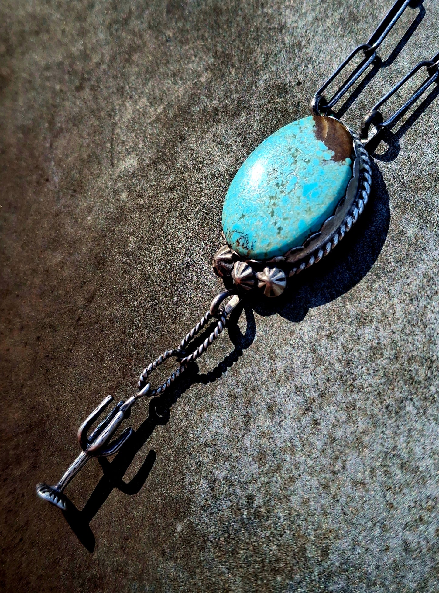 Mine 8 Necklace w/ Cactus Drop
