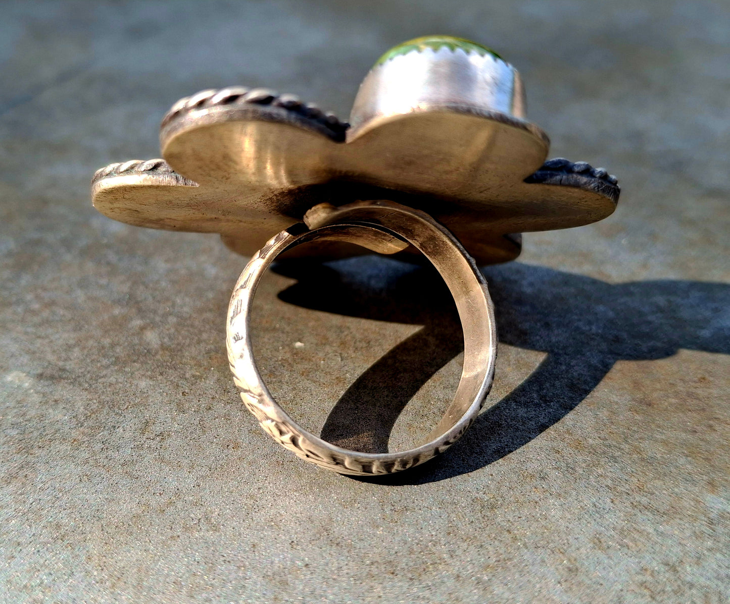 Sonoran Gold/Purple Spiny Adjustable Ring