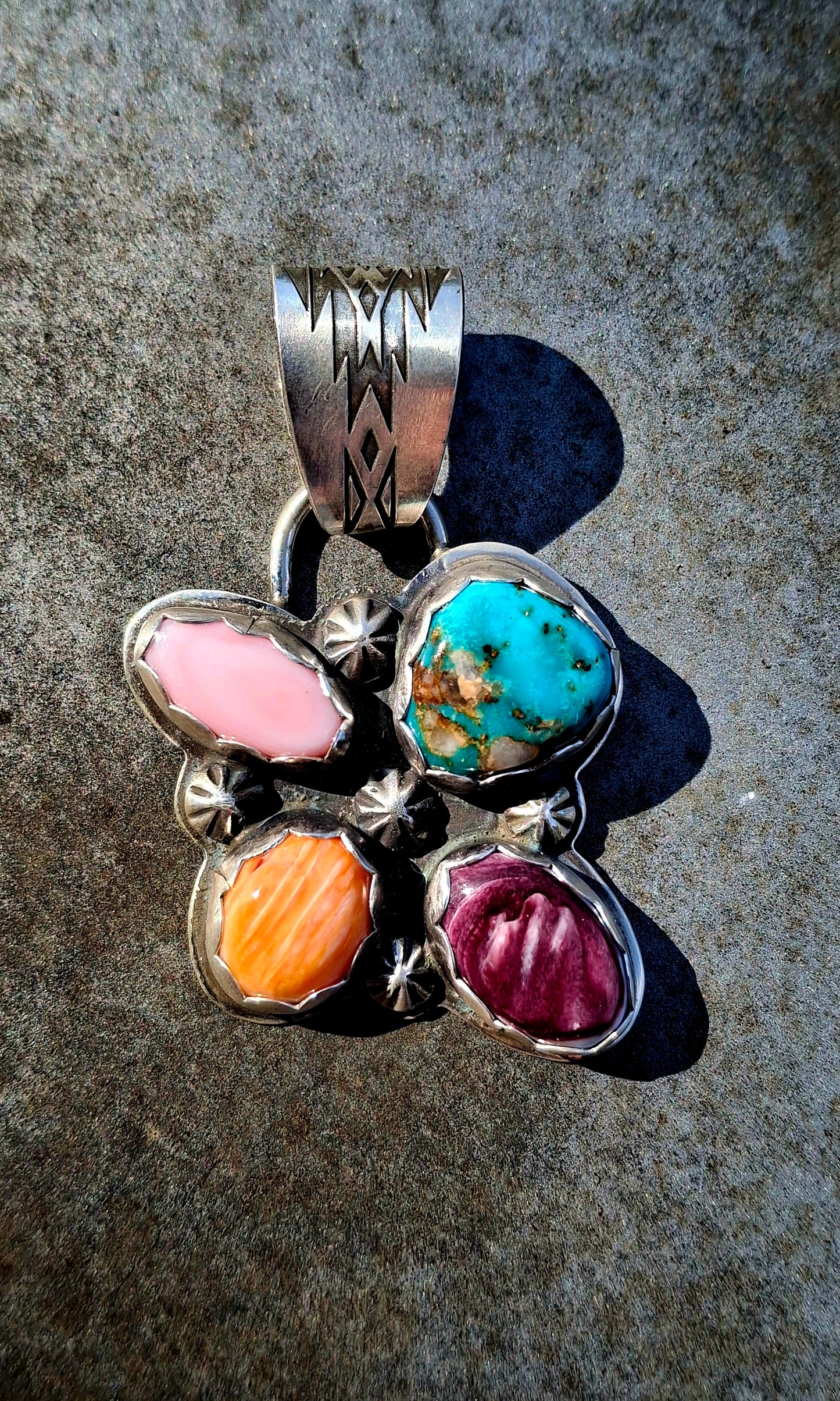 Multi-Stone Cluster Pendant