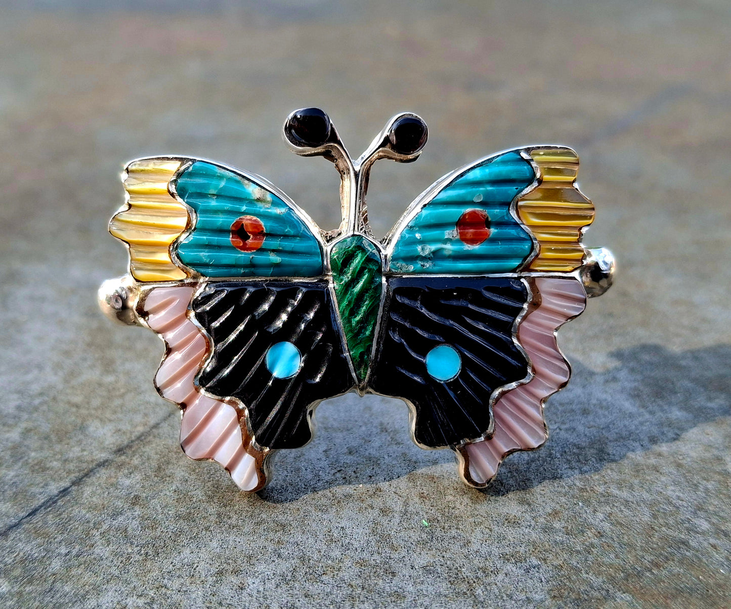 Multi-Stone Butterfly Ring