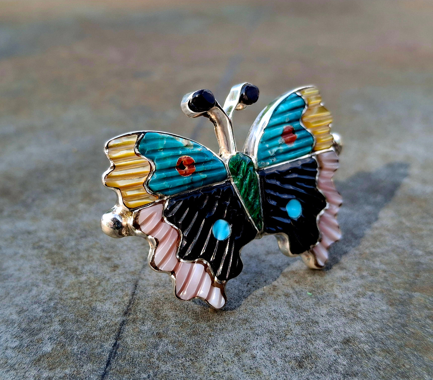 Multi-Stone Butterfly Ring