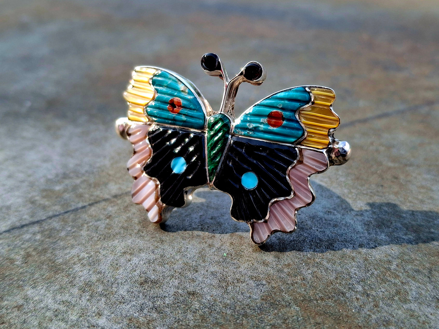 Multi-Stone Butterfly Ring