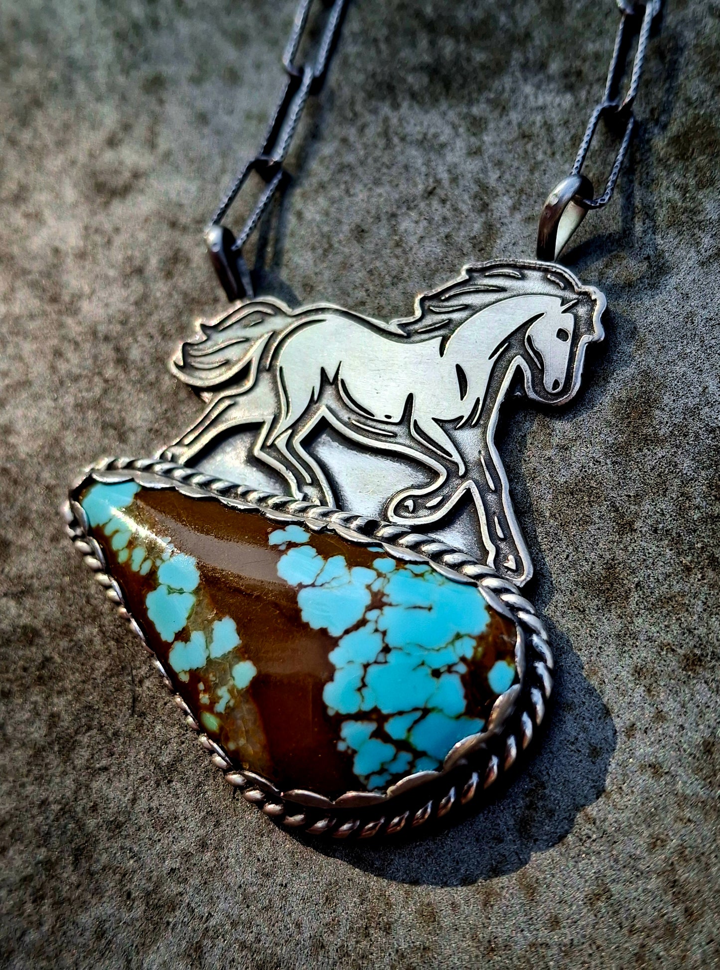 Mine 8 Horse Necklace