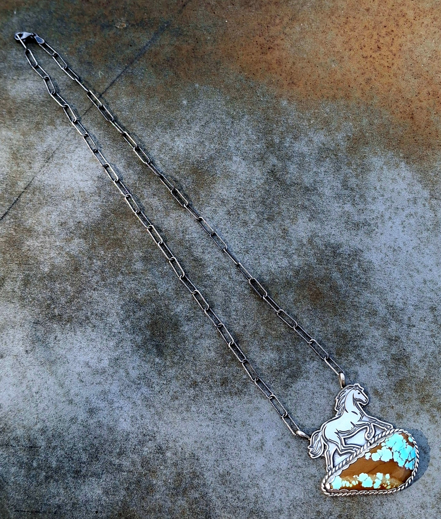 Mine 8 Horse Necklace