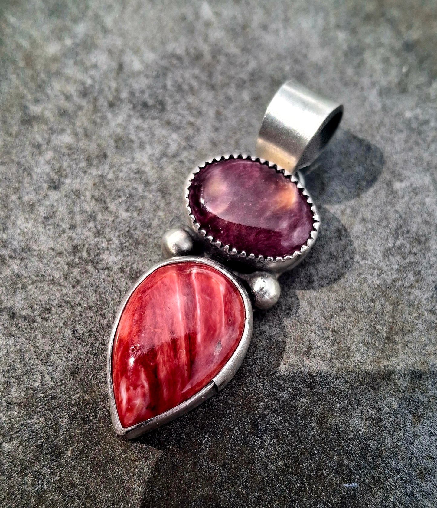 Red/Purple Spiny Pendant