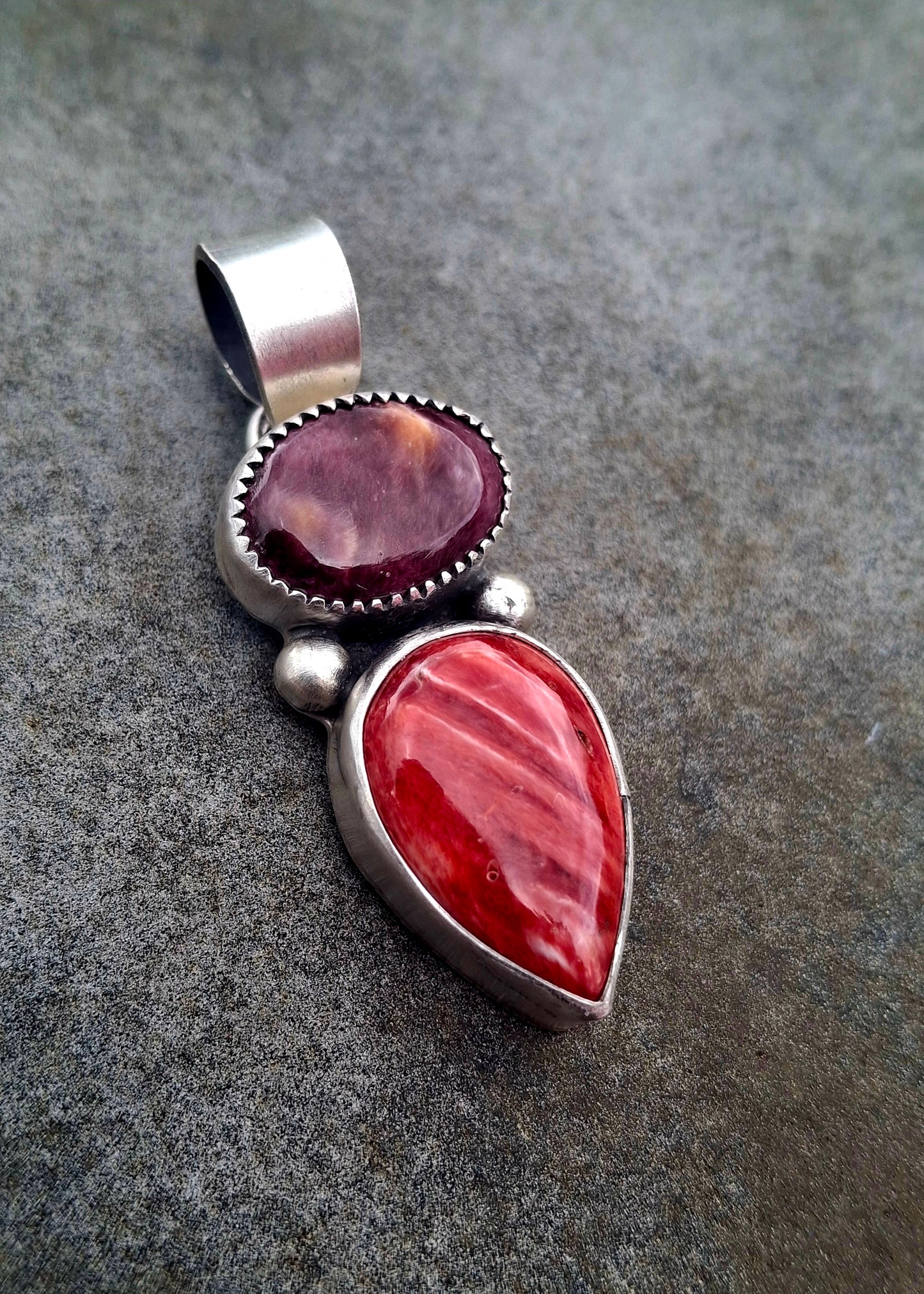 Red/Purple Spiny Pendant