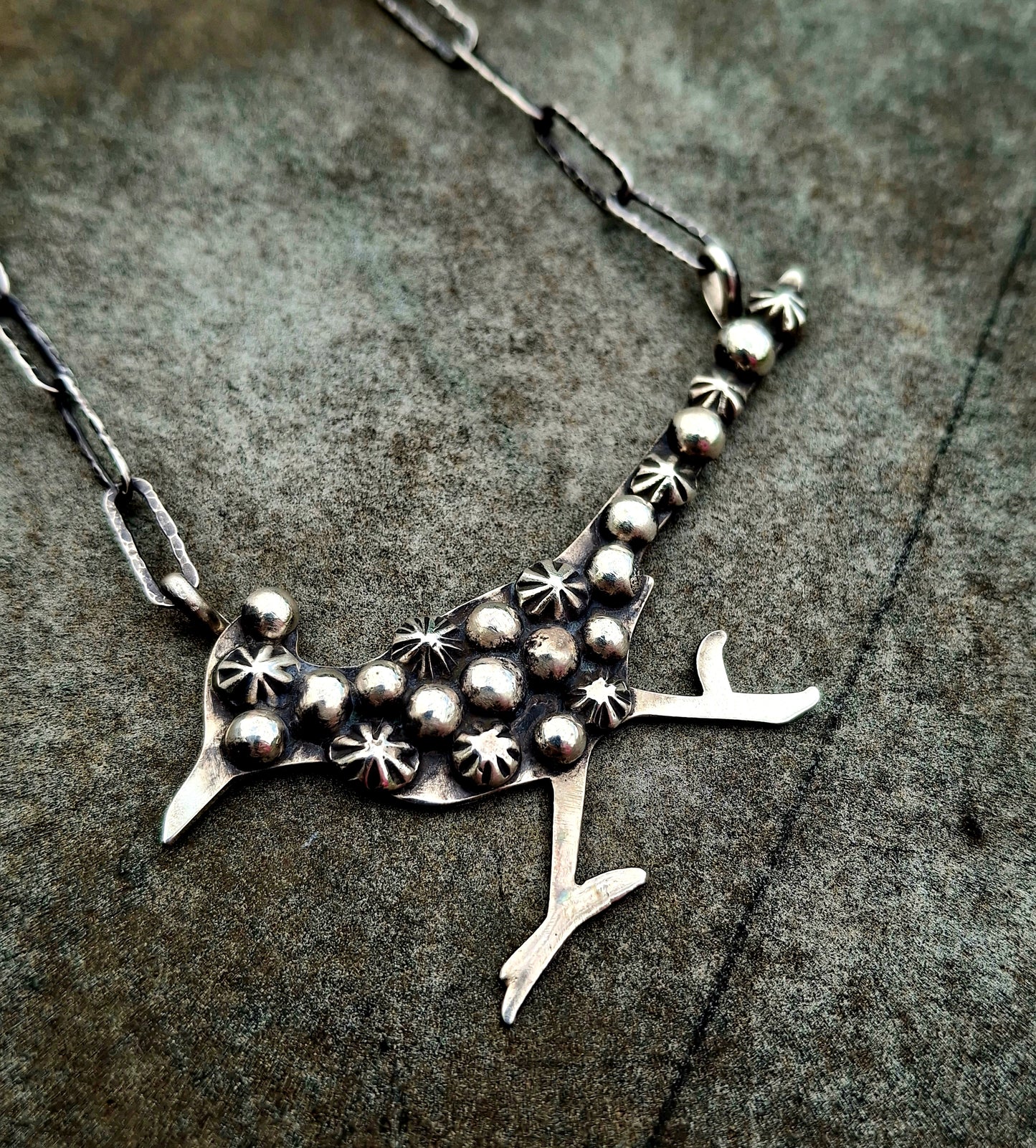 Sterling Roadrunner Necklace