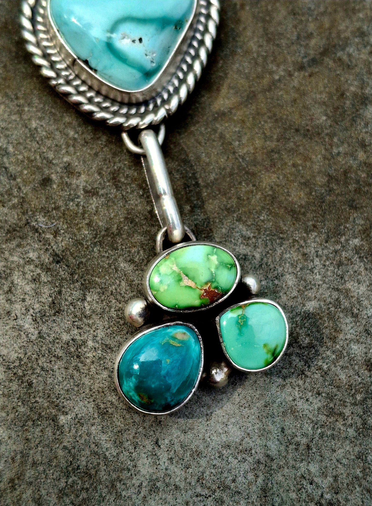 Sonoran Gold/Carico Lake Layered Drop Necklace