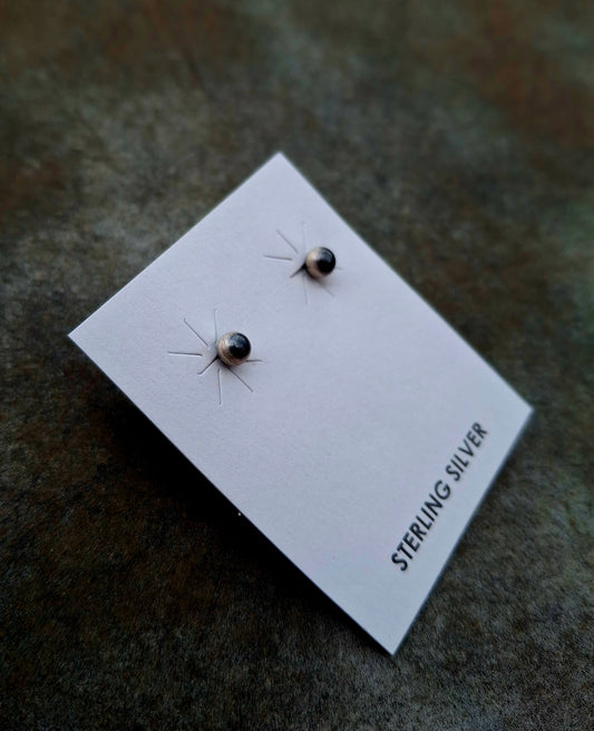 4mm Sterling Pearl Studs - E4