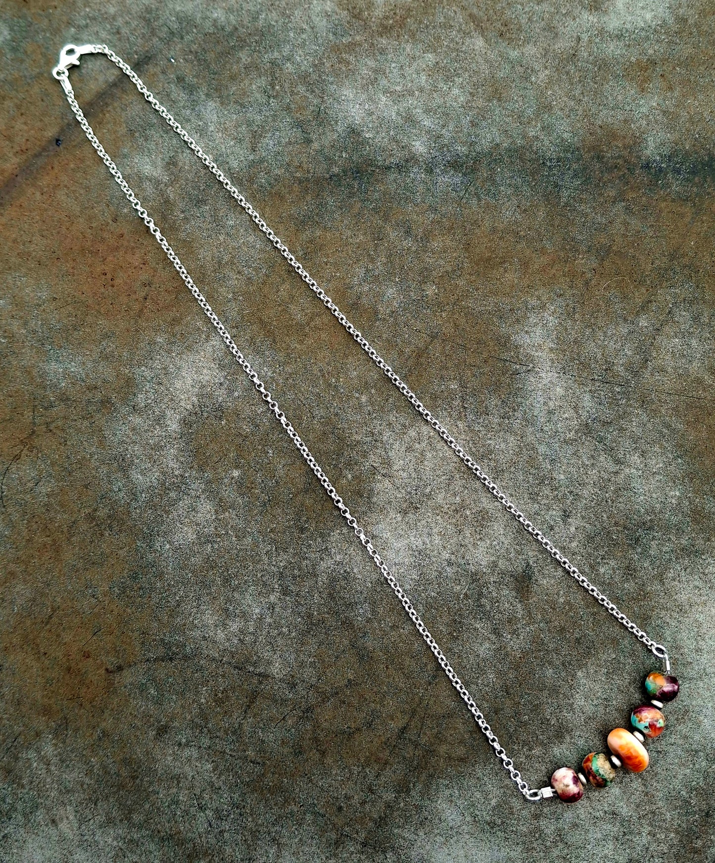 Spiny Mix Bead Necklace