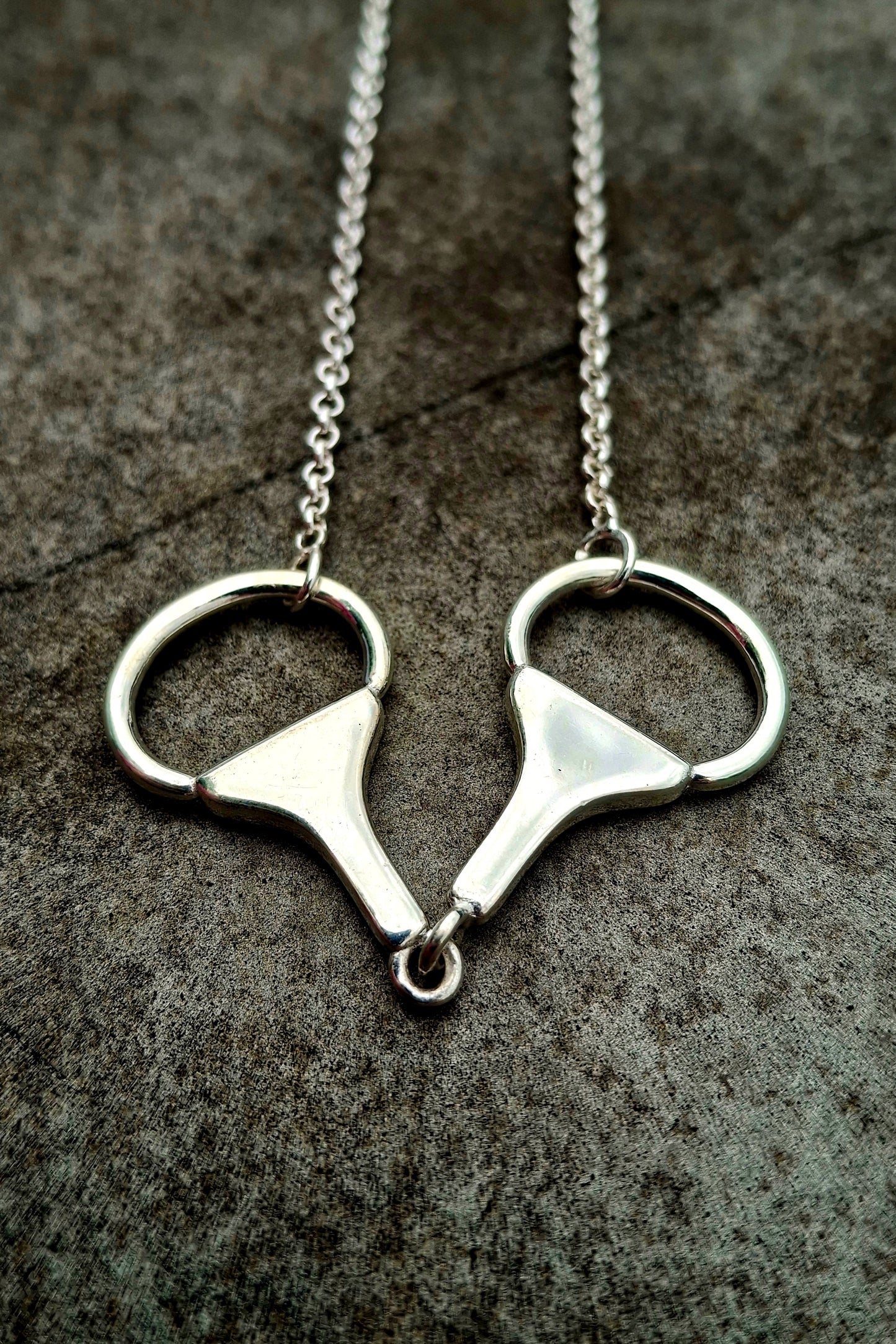 Sterling Snaffle Bit Necklace