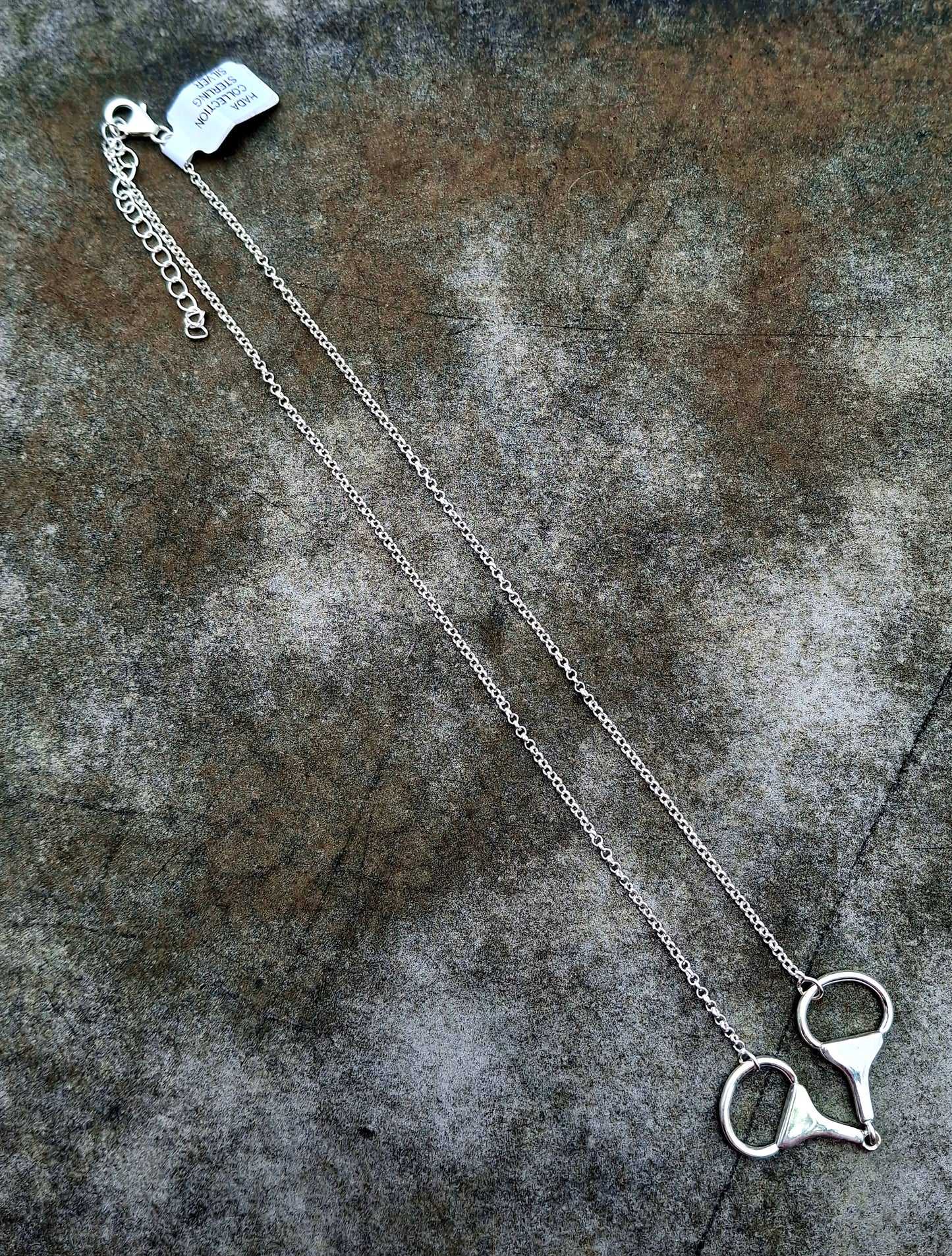 Sterling Snaffle Bit Necklace