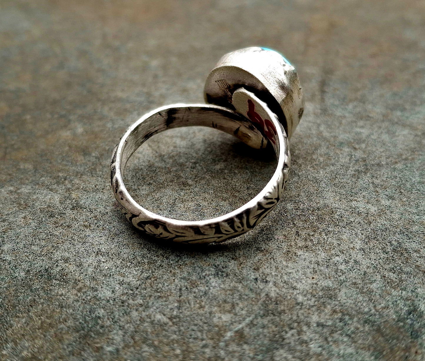 Fox Turquoise Adjustable Ring