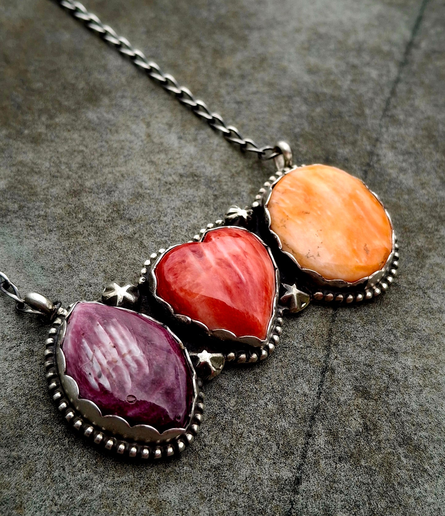 Spiny Mix Bar Necklace