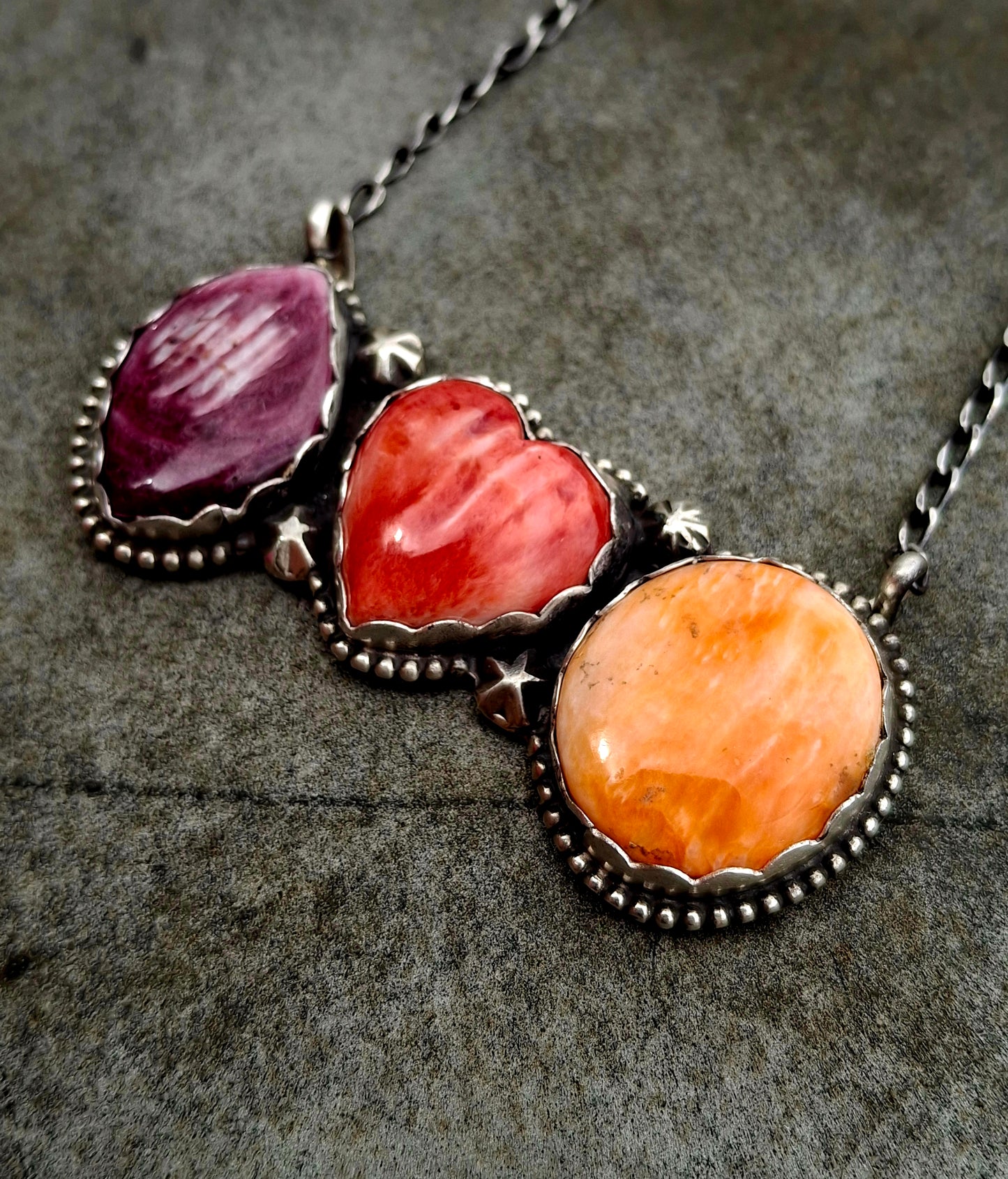 Spiny Mix Bar Necklace