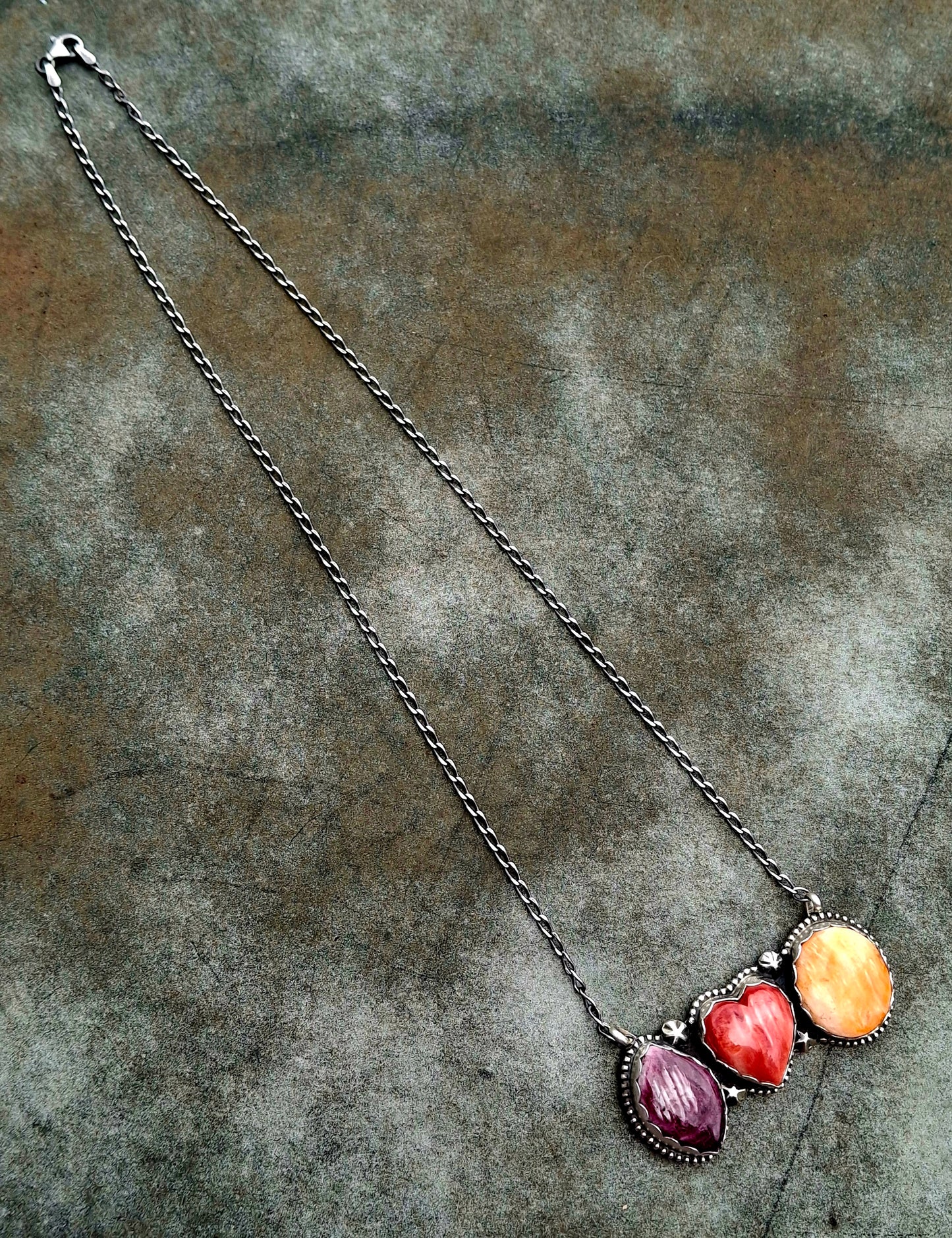 Spiny Mix Bar Necklace