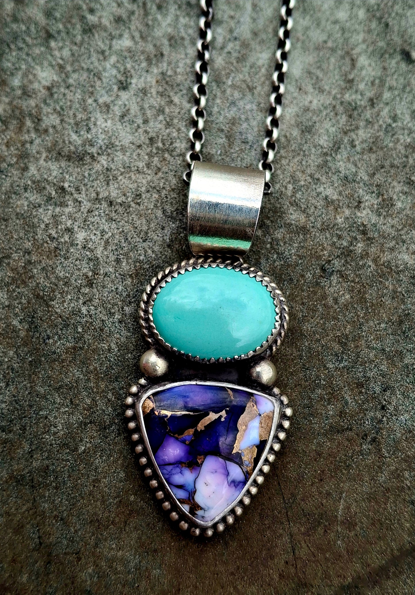 Hubei/Violet Dahlia Necklace