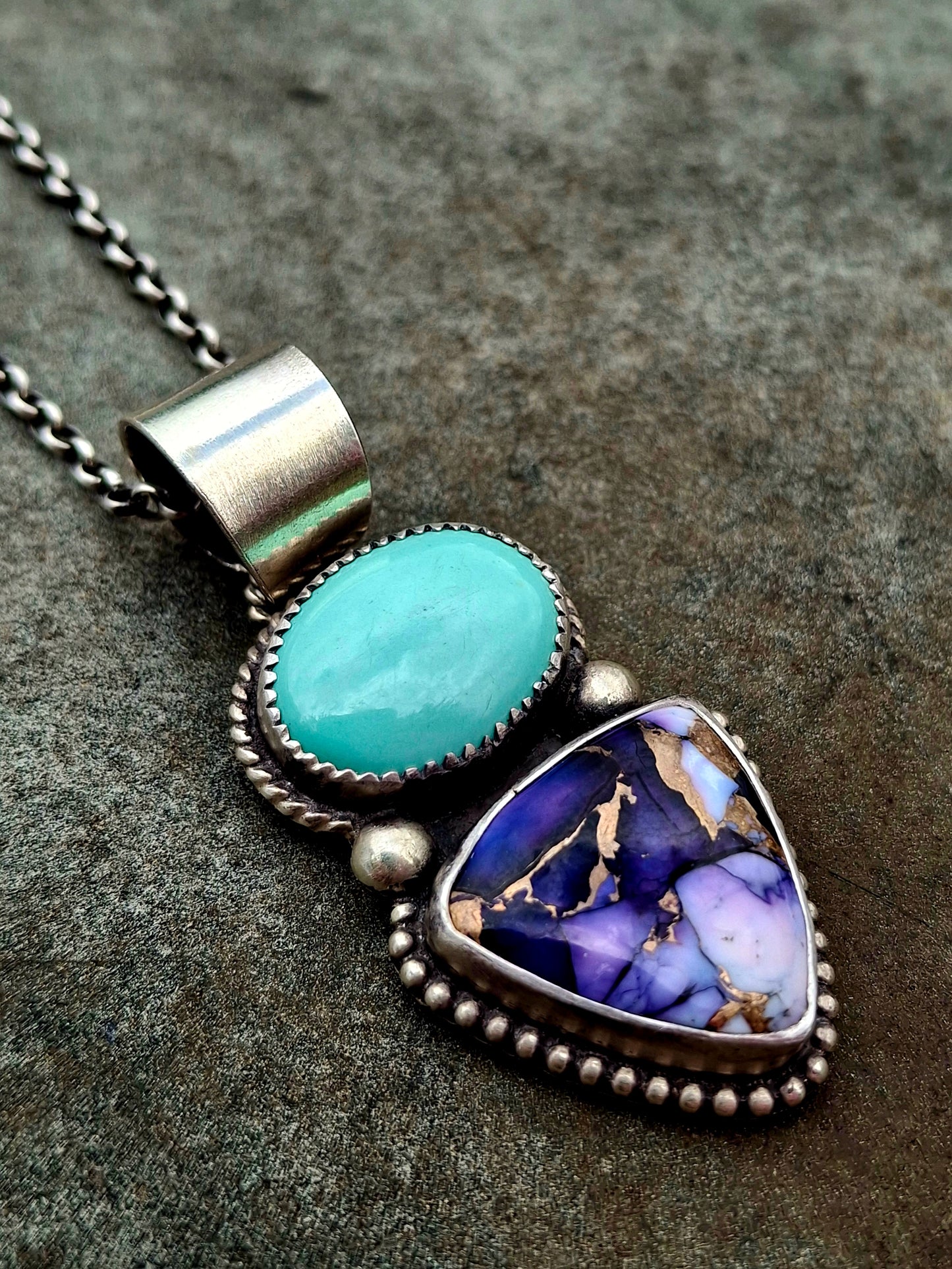Hubei/Violet Dahlia Necklace