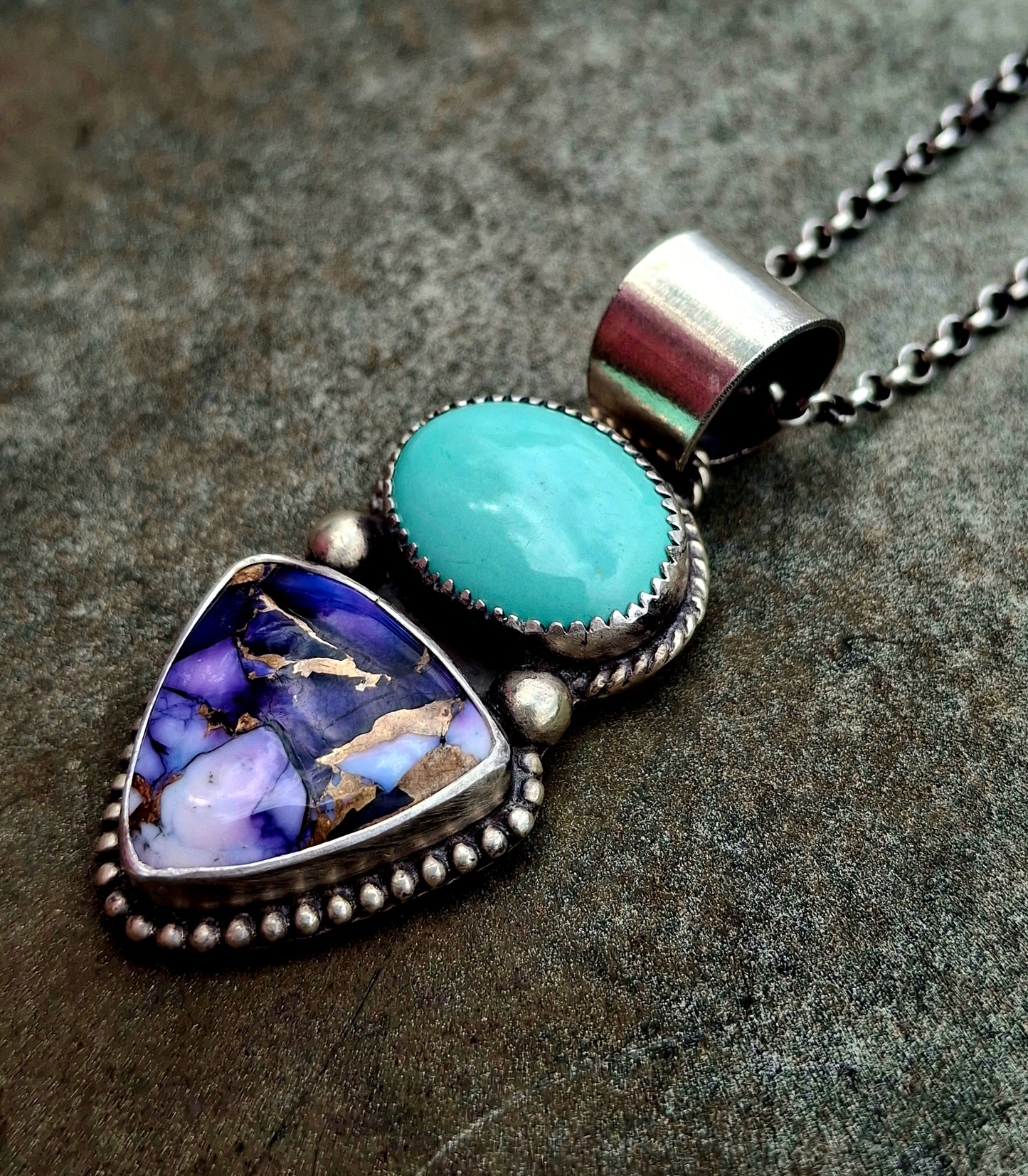 Hubei/Violet Dahlia Necklace