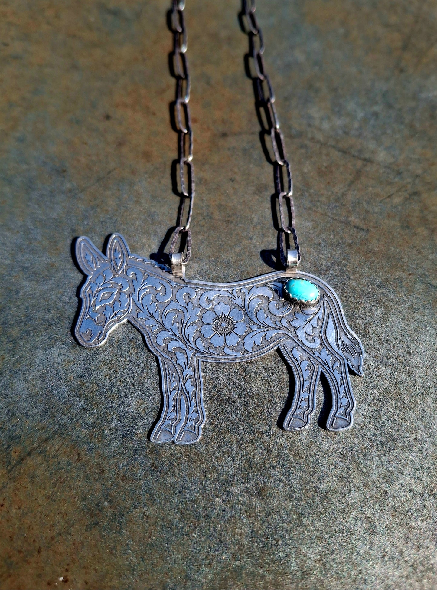Kingman Donkey/Burro Necklace