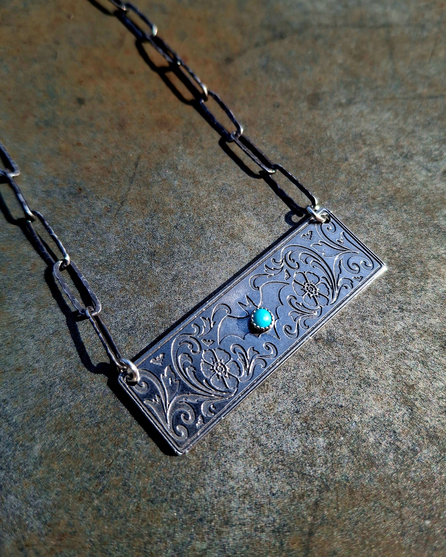 Kingman Bat Bar Necklace - Halloween