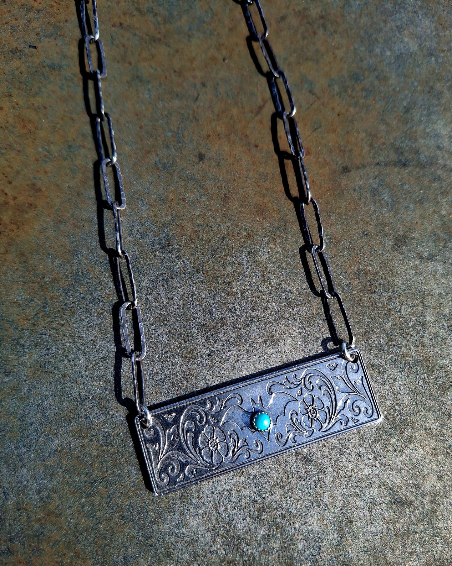 Kingman Bat Bar Necklace - Halloween
