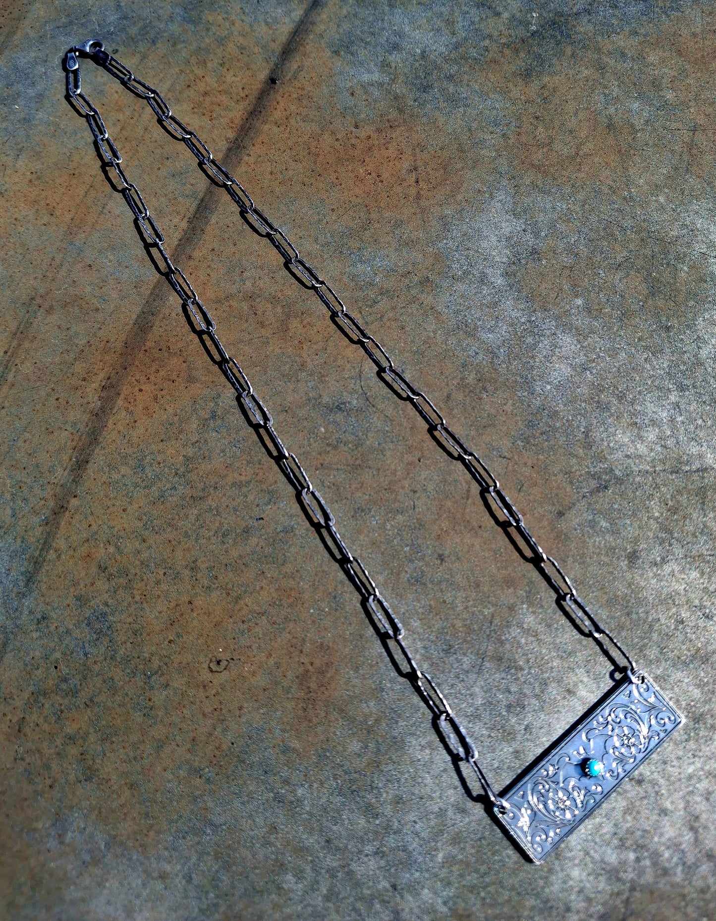 Kingman Bat Bar Necklace - Halloween