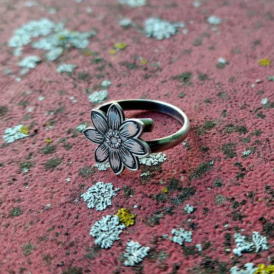 Sterling Adjustable Ring - R78