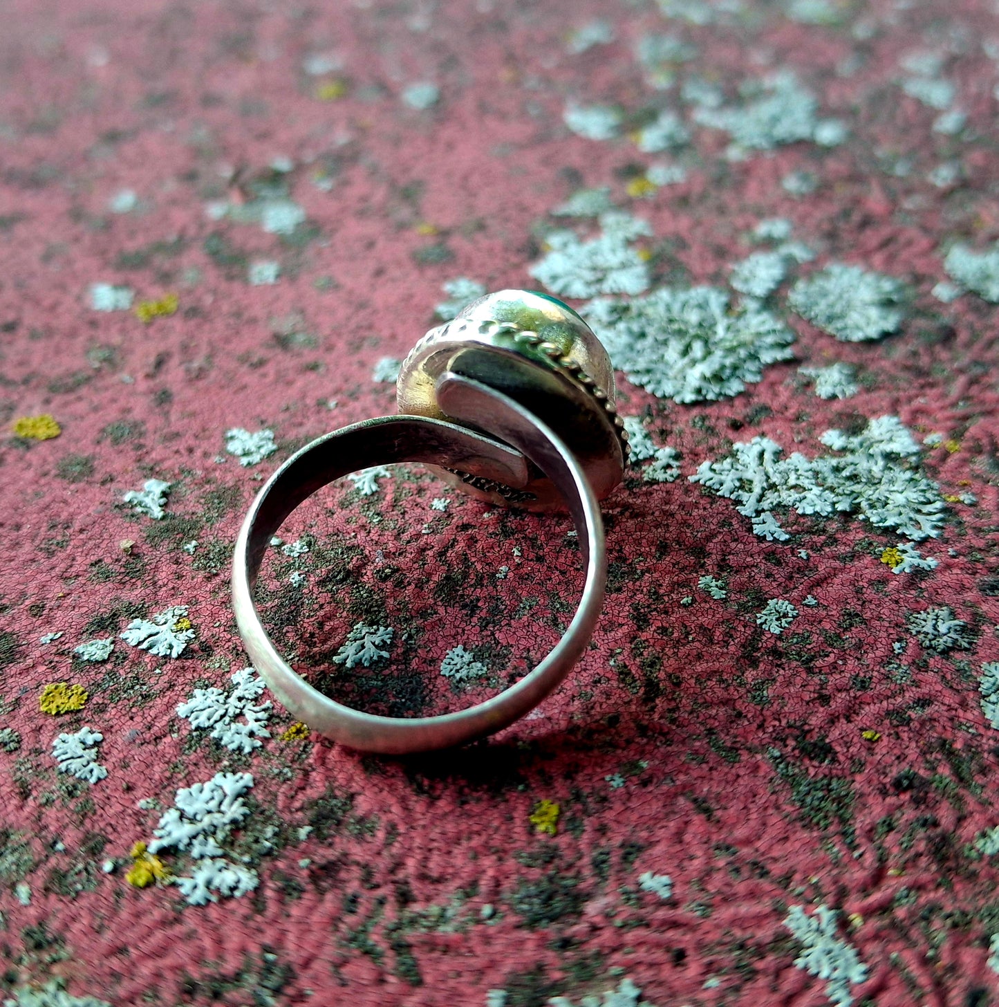 Fox Turquoise Adjustable Ring