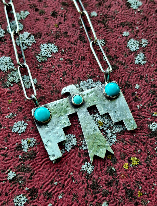 Kingman Thunderbird Necklace - N141