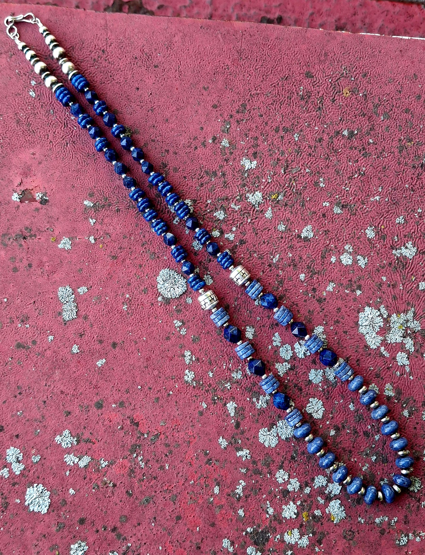 Lapis Bead Necklace