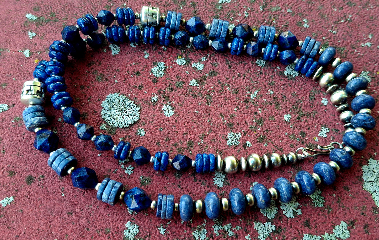 Lapis Bead Necklace