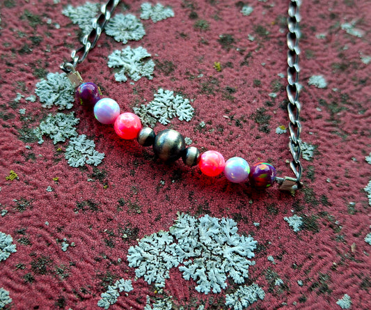 Mixed Opal Necklace - N142