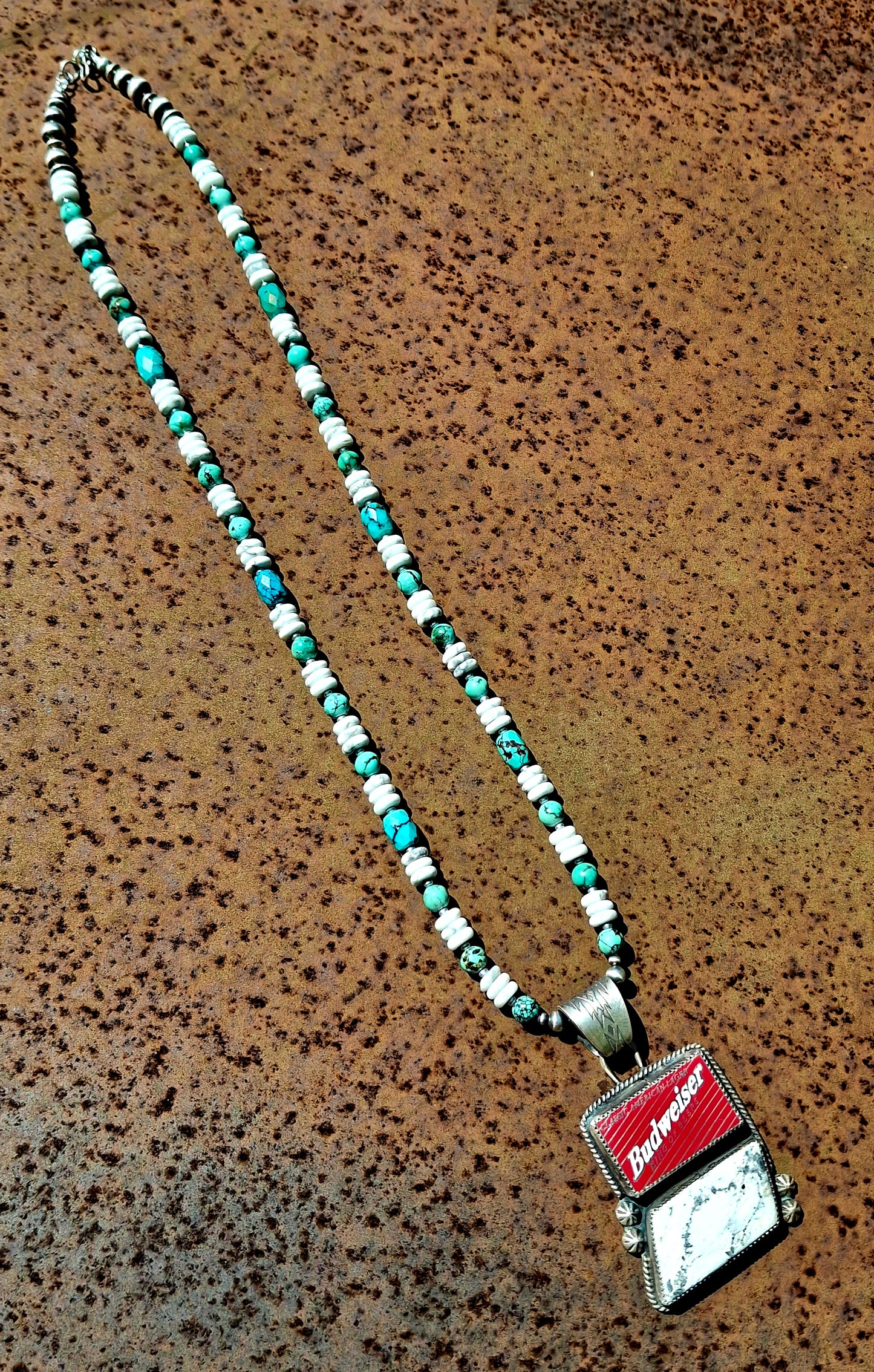 White Buffalo Beer Pendant