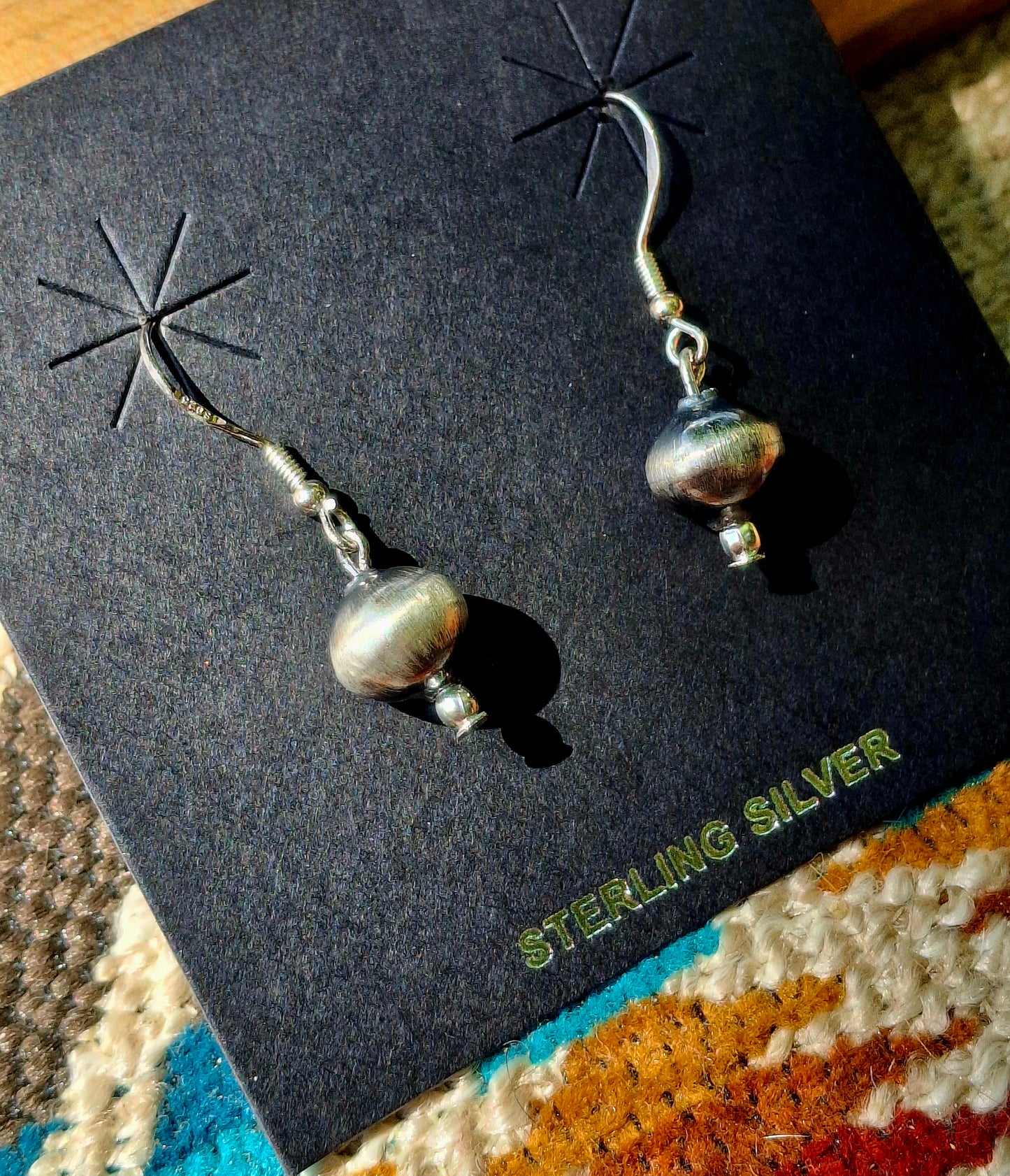 Handmade Navajo Pearl Earrings - E24