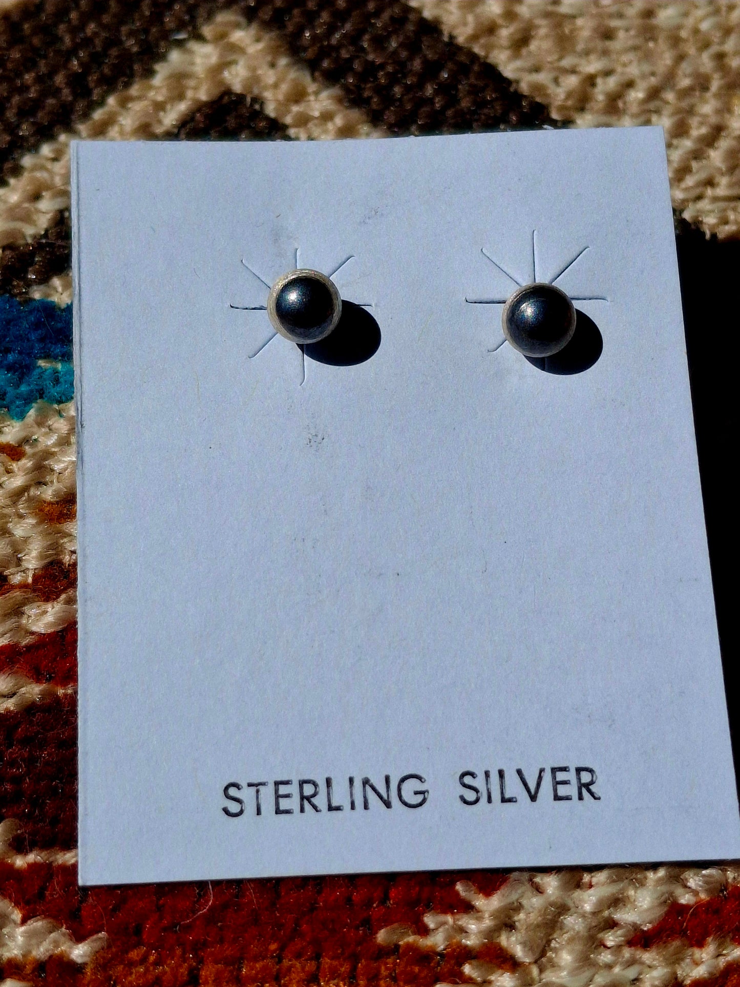 5mm Sterling Silver Pearl Studs - E23