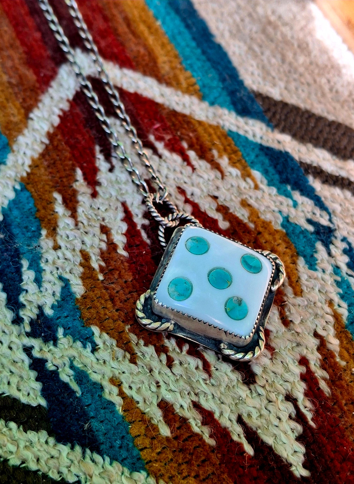 Kingman Dice Necklace - N157