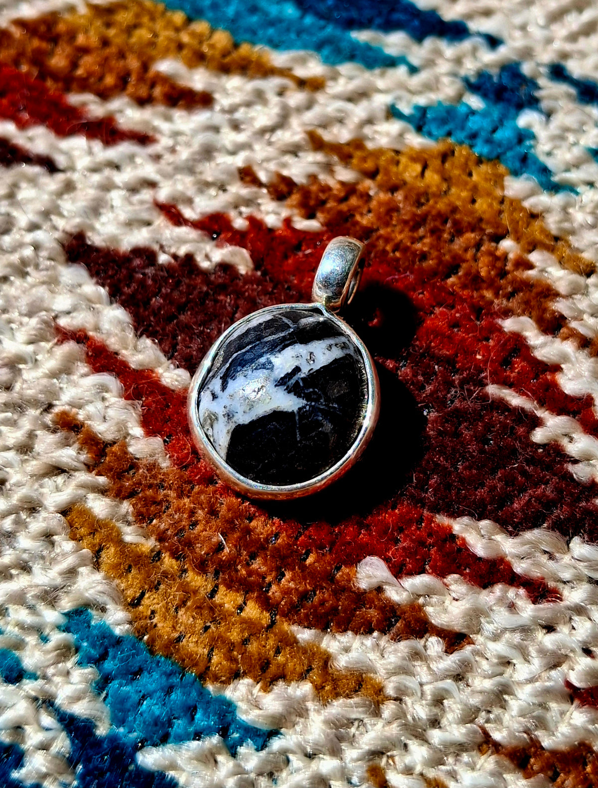 White Buffalo Small Pendant - P57