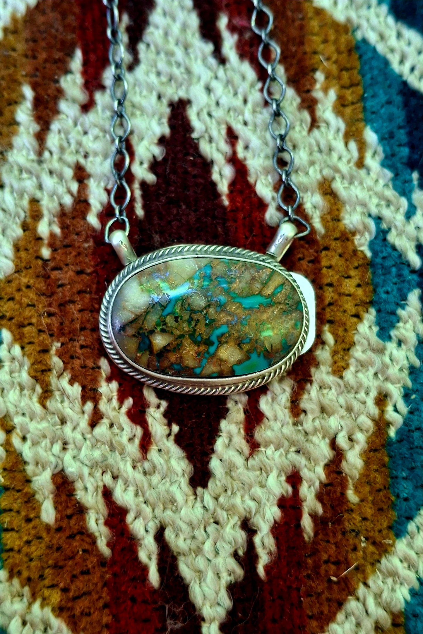 Boulder Turquoise Necklace - N163