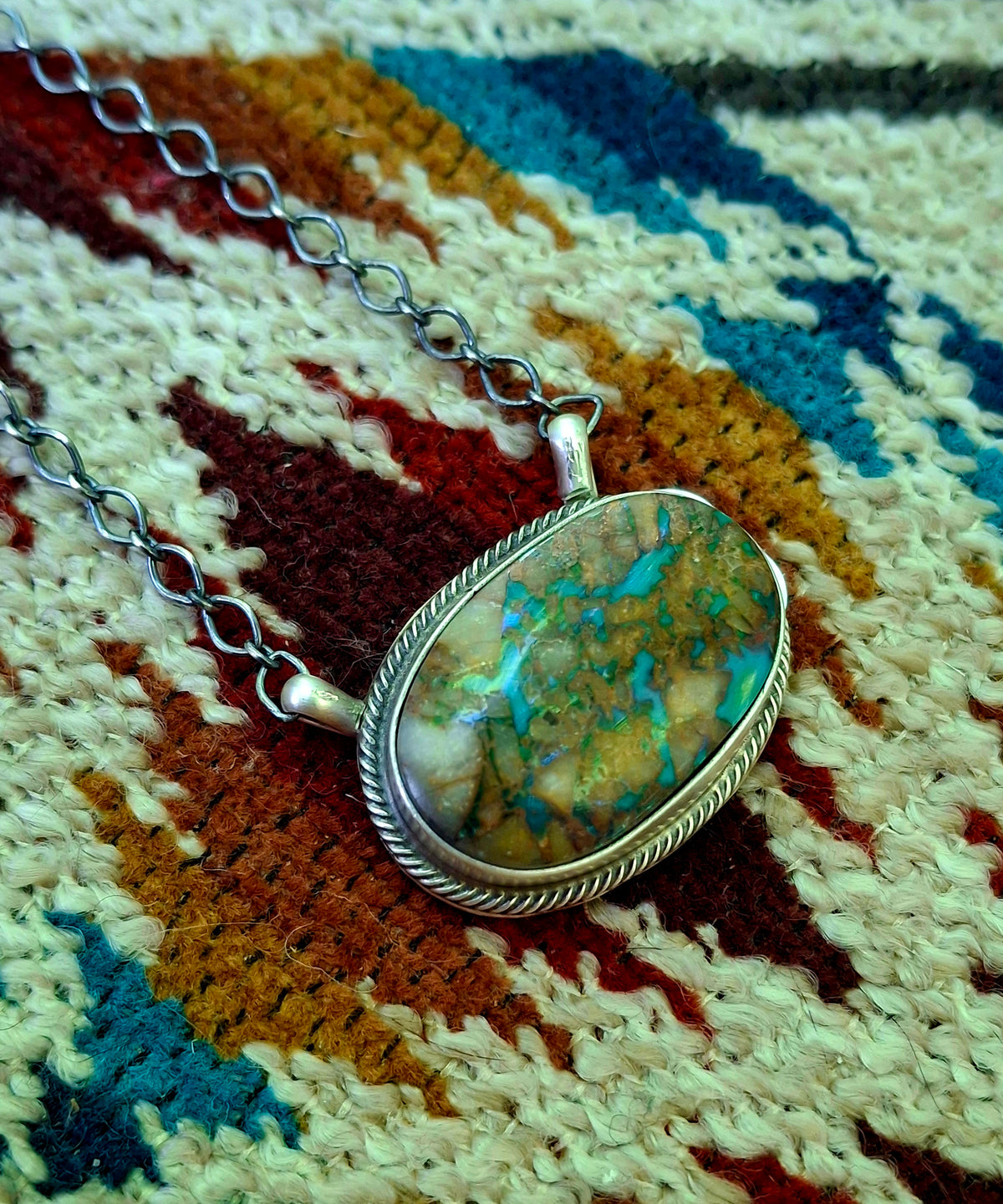Boulder Turquoise Necklace - N163