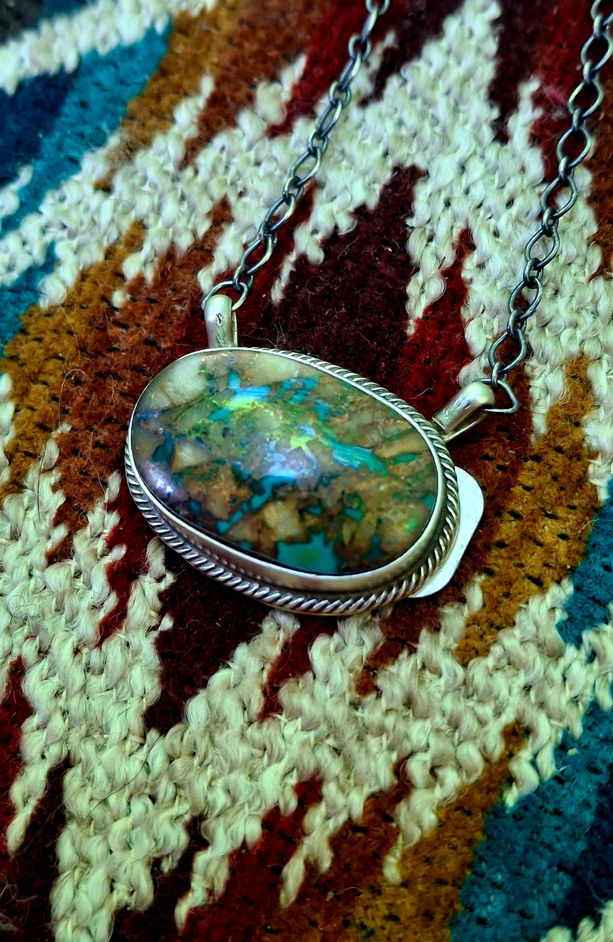 Boulder Turquoise Necklace - N163